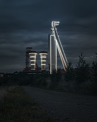 A light in the dark, Zeche Schlägel & Eisen, Herten, 5. August 2023 