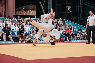 Judowettkampf im Landschaftspark Duisburg-Nord, Ruhr Games 2019
