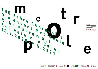 Plakat "100 Jahre Ruhrgebiet. Die andere Metropole" 