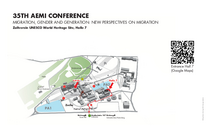 Conference location map for the 35th AEMI Conference at Zollverein UNESCO World Heritage Site