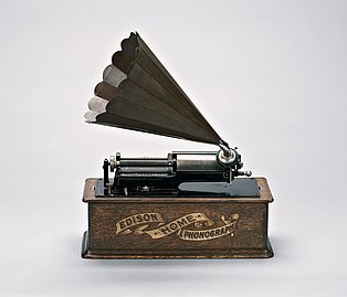Walzenspieler "Edison Home Phonograph", Deutsche Edison Phonograph Gesellschaft, Köln, 1904