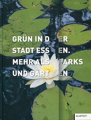 Katalog-Cover Grün in der Stadt Essen 
