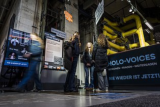 Schulklassen-Workshop Ausstellungsprojekt HOLO-VOICES in der Zeche Zollverein - 22.01.2026 - Essen (NRW).