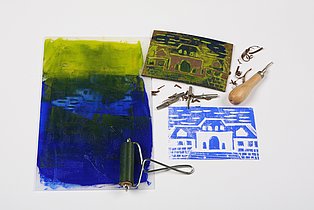 Zollverein-Ferien "Druck-Tag: Fantasie auf Papier" Workshop "Frisch gedruckt"
