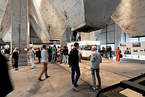 Raumansicht der Sonderausstellung wir standen auf einer anhöhe in der Mischanlage
