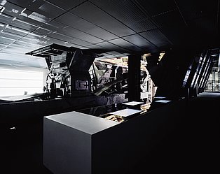 Aufnahme aus der 17-Meter-Ebene der Dauerausstellung des Ruhr Museums.