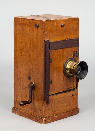 Kinematographischer Apparat aus dem Nachlass von Wilhelm Wiedau, Paris, um 1898 