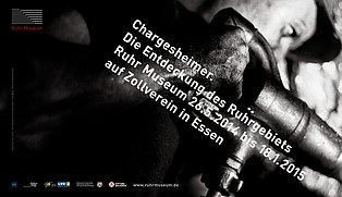 Plakat zur Ausstellung "Chargesheimer. Die Entdeckung des Ruhrgebiets" Querformat 