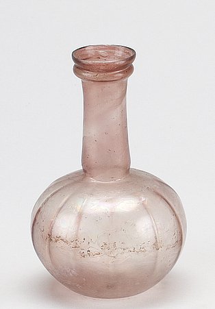 Römische Glasflasche, Römische Kaiserzeit, 1. – 4. Jh. n. Chr.