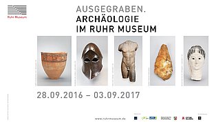 Plakat "Ausgegraben. Archäologie im Ruhr Museum" 