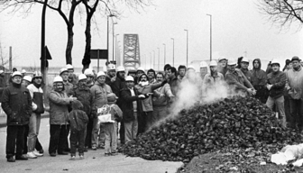 Szene aus dem Film Erinnerungen an Rheinhausen