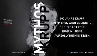 Plakat Sonderausstellung 200 Jahre Krupp quer  Plakat Sonderausstellung 200 Jahre Krupp