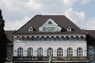 Aufnahme des Marktplatzes auf der Margarethenhöhe.
