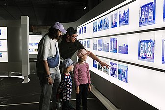 Familie in der Dauerausstellung des Ruhr Museums